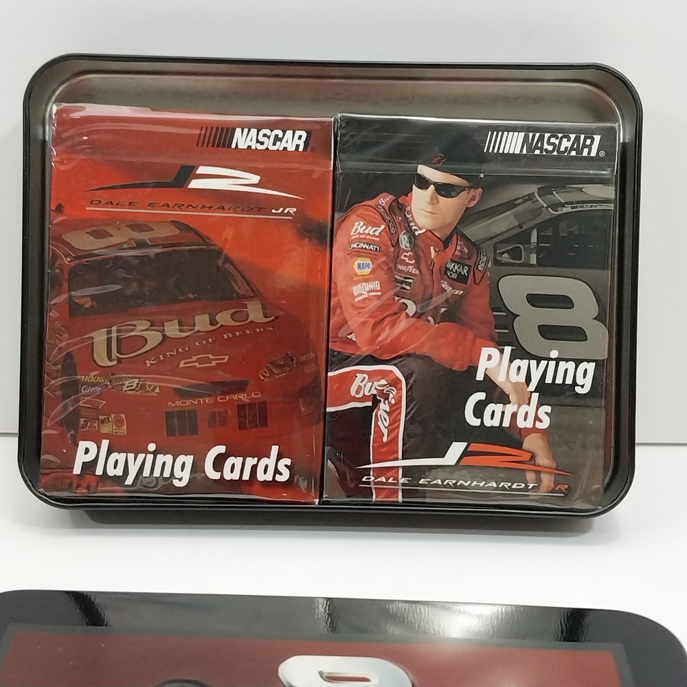 Nascar 2003 Dale Earnhardt  Jr 2 Decks Of Playing Cards In Collectors Tin #N079